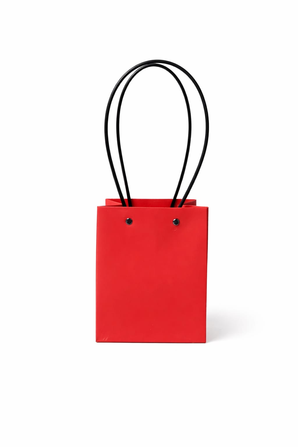 Cartera Cuadrada Rojo con asas